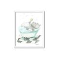 Picture of Bath Time _GroupedProduct_Rectangle_Portrait_Framed_Matted_