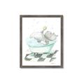 Picture of Bath Time _GroupedProduct_Rectangle_Portrait_Framed_Matted_