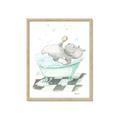 Picture of Bath Time _GroupedProduct_Rectangle_Portrait_Framed_Matted_