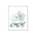 Picture of Bath Time _GroupedProduct_Rectangle_Portrait_Framed_Matted_