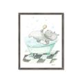 Picture of Bath Time _GroupedProduct_Rectangle_Portrait_Framed_Matted_