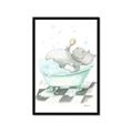 Picture of Bath Time _GroupedProduct_Rectangle_Portrait_Framed_Matted_