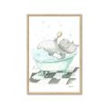 Picture of Bath Time _GroupedProduct_Rectangle_Portrait_Framed_Matted_