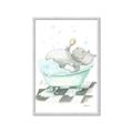 Picture of Bath Time _GroupedProduct_Rectangle_Portrait_Framed_Matted_