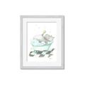 Picture of Bath Time _GroupedProduct_Rectangle_Portrait_Framed_Matted_