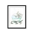 Picture of Bath Time _GroupedProduct_Rectangle_Portrait_Framed_Matted_
