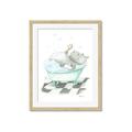 Picture of Bath Time _GroupedProduct_Rectangle_Portrait_Framed_Matted_