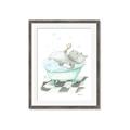 Picture of Bath Time _GroupedProduct_Rectangle_Portrait_Framed_Matted_