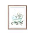 Picture of Bath Time _GroupedProduct_Rectangle_Portrait_Framed_Matted_
