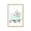 Picture of Bath Time _GroupedProduct_Rectangle_Portrait_Framed_Matted_