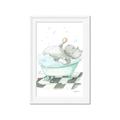 Picture of Bath Time _GroupedProduct_Rectangle_Portrait_Framed_Matted_