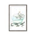 Picture of Bath Time _GroupedProduct_Rectangle_Portrait_Framed_Matted_