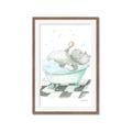 Picture of Bath Time _GroupedProduct_Rectangle_Portrait_Framed_Matted_