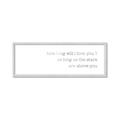 Picture of How Long III _GroupedProduct_Panel_Landscape_Framed_Matted_