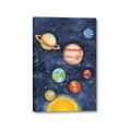 Picture of Watercolour Solar System I _GroupedProduct_Rectangle_Portrait_Mini_ _GroupedProduct_Rectangle_Portrait_Canvas_