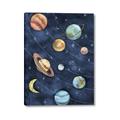 Picture of Watercolour Solar System II _GroupedProduct_Rectangle_Portrait_Mini_ _GroupedProduct_Rectangle_Portrait_Canvas_