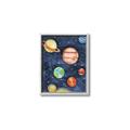 Picture of Watercolour Solar System I _GroupedProduct_Rectangle_Portrait_Mini_ _GroupedProduct_Rectangle_Portrait_Canvas_Framed_