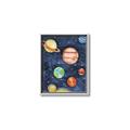 Picture of Watercolour Solar System I _GroupedProduct_Rectangle_Portrait_Mini_ _GroupedProduct_Rectangle_Portrait_Canvas_Framed_