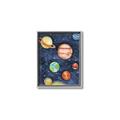 Picture of Watercolour Solar System I _GroupedProduct_Rectangle_Portrait_Mini_ _GroupedProduct_Rectangle_Portrait_Canvas_Framed_
