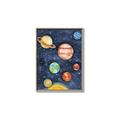 Picture of Watercolour Solar System I _GroupedProduct_Rectangle_Portrait_Mini_ _GroupedProduct_Rectangle_Portrait_Canvas_Framed_