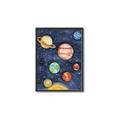 Picture of Watercolour Solar System I _GroupedProduct_Rectangle_Portrait_Mini_ _GroupedProduct_Rectangle_Portrait_Canvas_Framed_