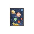 Picture of Watercolour Solar System I _GroupedProduct_Rectangle_Portrait_Mini_ _GroupedProduct_Rectangle_Portrait_Canvas_Framed_