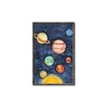 Picture of Watercolour Solar System I _GroupedProduct_Rectangle_Portrait_Mini_ _GroupedProduct_Rectangle_Portrait_Canvas_Framed_