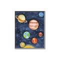 Picture of Watercolour Solar System I _GroupedProduct_Rectangle_Portrait_Mini_ _GroupedProduct_Rectangle_Portrait_Canvas_Framed_