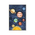 Picture of Watercolour Solar System I _GroupedProduct_Rectangle_Portrait_Mini_ _GroupedProduct_Rectangle_Portrait_Canvas_Framed_