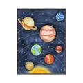 Picture of Watercolour Solar System I _GroupedProduct_Rectangle_Portrait_Mini_ _GroupedProduct_Rectangle_Portrait_Canvas_Framed_
