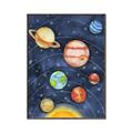 Picture of Watercolour Solar System I _GroupedProduct_Rectangle_Portrait_Mini_ _GroupedProduct_Rectangle_Portrait_Canvas_Framed_