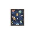 Picture of Watercolour Solar System II _GroupedProduct_Rectangle_Portrait_Mini_ _GroupedProduct_Rectangle_Portrait_Canvas_Framed_