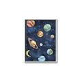 Picture of Watercolour Solar System II _GroupedProduct_Rectangle_Portrait_Mini_ _GroupedProduct_Rectangle_Portrait_Canvas_Framed_