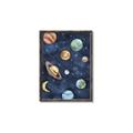 Picture of Watercolour Solar System II _GroupedProduct_Rectangle_Portrait_Mini_ _GroupedProduct_Rectangle_Portrait_Canvas_Framed_