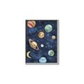 Picture of Watercolour Solar System II _GroupedProduct_Rectangle_Portrait_Mini_ _GroupedProduct_Rectangle_Portrait_Canvas_Framed_
