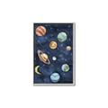 Picture of Watercolour Solar System II _GroupedProduct_Rectangle_Portrait_Mini_ _GroupedProduct_Rectangle_Portrait_Canvas_Framed_