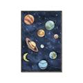 Picture of Watercolour Solar System II _GroupedProduct_Rectangle_Portrait_Mini_ _GroupedProduct_Rectangle_Portrait_Canvas_Framed_