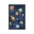 Picture of Watercolour Solar System II _GroupedProduct_Rectangle_Portrait_Mini_ _GroupedProduct_Rectangle_Portrait_Canvas_Framed_