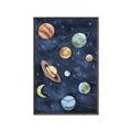 Picture of Watercolour Solar System II _GroupedProduct_Rectangle_Portrait_Mini_ _GroupedProduct_Rectangle_Portrait_Canvas_Framed_