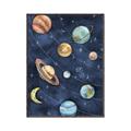 Picture of Watercolour Solar System II _GroupedProduct_Rectangle_Portrait_Mini_ _GroupedProduct_Rectangle_Portrait_Canvas_Framed_