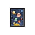 Picture of Watercolour Solar System I _GroupedProduct_Rectangle_Portrait_Mini_ _GroupedProduct_Rectangle_Portrait_Framed_Matted_