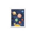 Picture of Watercolour Solar System I _GroupedProduct_Rectangle_Portrait_Mini_ _GroupedProduct_Rectangle_Portrait_Framed_Matted_