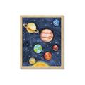 Picture of Watercolour Solar System I _GroupedProduct_Rectangle_Portrait_Mini_ _GroupedProduct_Rectangle_Portrait_Framed_Matted_