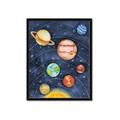 Picture of Watercolour Solar System I _GroupedProduct_Rectangle_Portrait_Mini_ _GroupedProduct_Rectangle_Portrait_Framed_Matted_