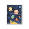 Picture of Watercolour Solar System I _GroupedProduct_Rectangle_Portrait_Mini_ _GroupedProduct_Rectangle_Portrait_Framed_Matted_