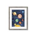 Picture of Watercolour Solar System I _GroupedProduct_Rectangle_Portrait_Mini_ _GroupedProduct_Rectangle_Portrait_Framed_Matted_