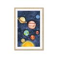 Picture of Watercolour Solar System I _GroupedProduct_Rectangle_Portrait_Mini_ _GroupedProduct_Rectangle_Portrait_Framed_Matted_