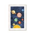 Picture of Watercolour Solar System I _GroupedProduct_Rectangle_Portrait_Mini_ _GroupedProduct_Rectangle_Portrait_Framed_Matted_