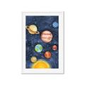 Picture of Watercolour Solar System I _GroupedProduct_Rectangle_Portrait_Mini_ _GroupedProduct_Rectangle_Portrait_Framed_Matted_