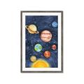 Picture of Watercolour Solar System I _GroupedProduct_Rectangle_Portrait_Mini_ _GroupedProduct_Rectangle_Portrait_Framed_Matted_